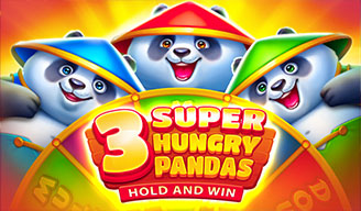 3 Super Hungry Pandas: Hold and Win